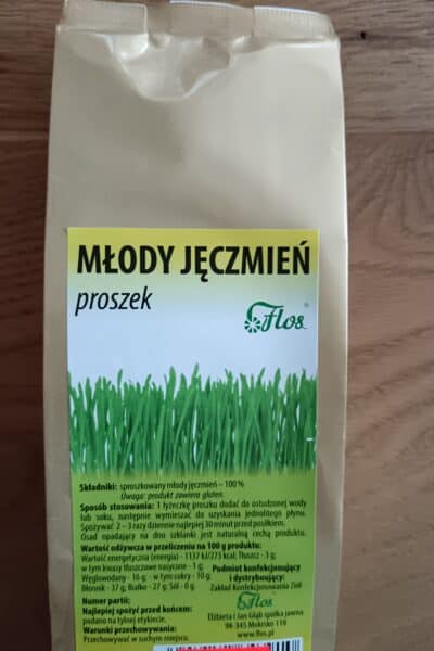 Młody jęczmień proszek